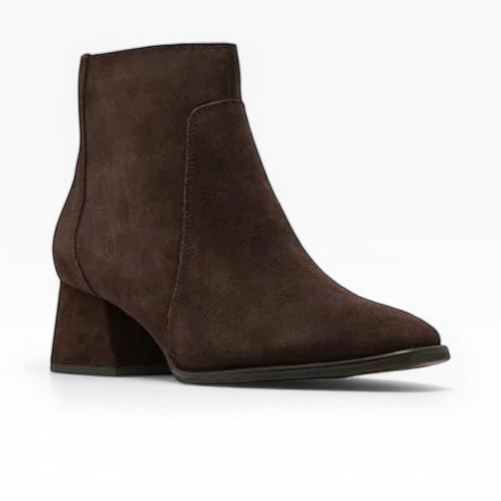 Blondo Marcie Brown Waterproof Suede Booties – Sz 9M - Picture 4 of 9
